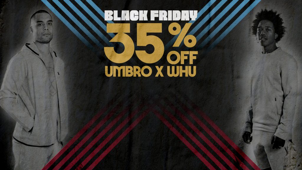 West Ham United — one of the oldest clubs in London and the regular features of the English Premier League — used the Black Friday campaign in collaboration with the apparel sponsor; Umbro.