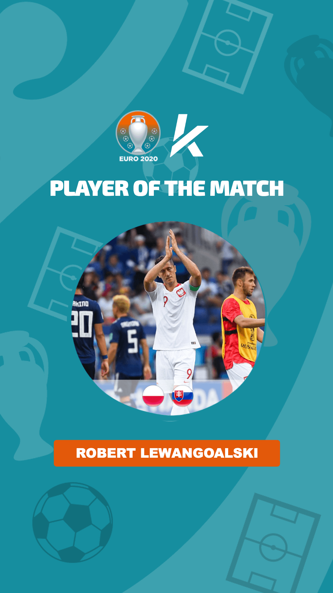 EURO Player of the Match Design