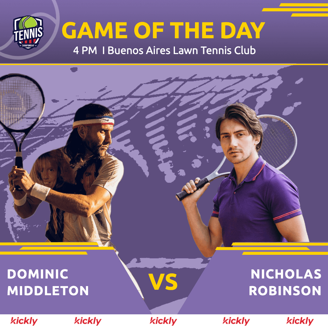 Tennis Game of the Day Template