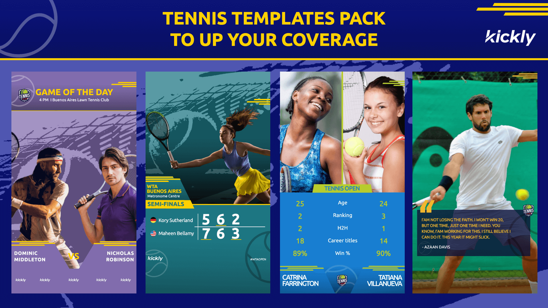 The Perfect Tennis Templates to Score your Game, Set, and Match