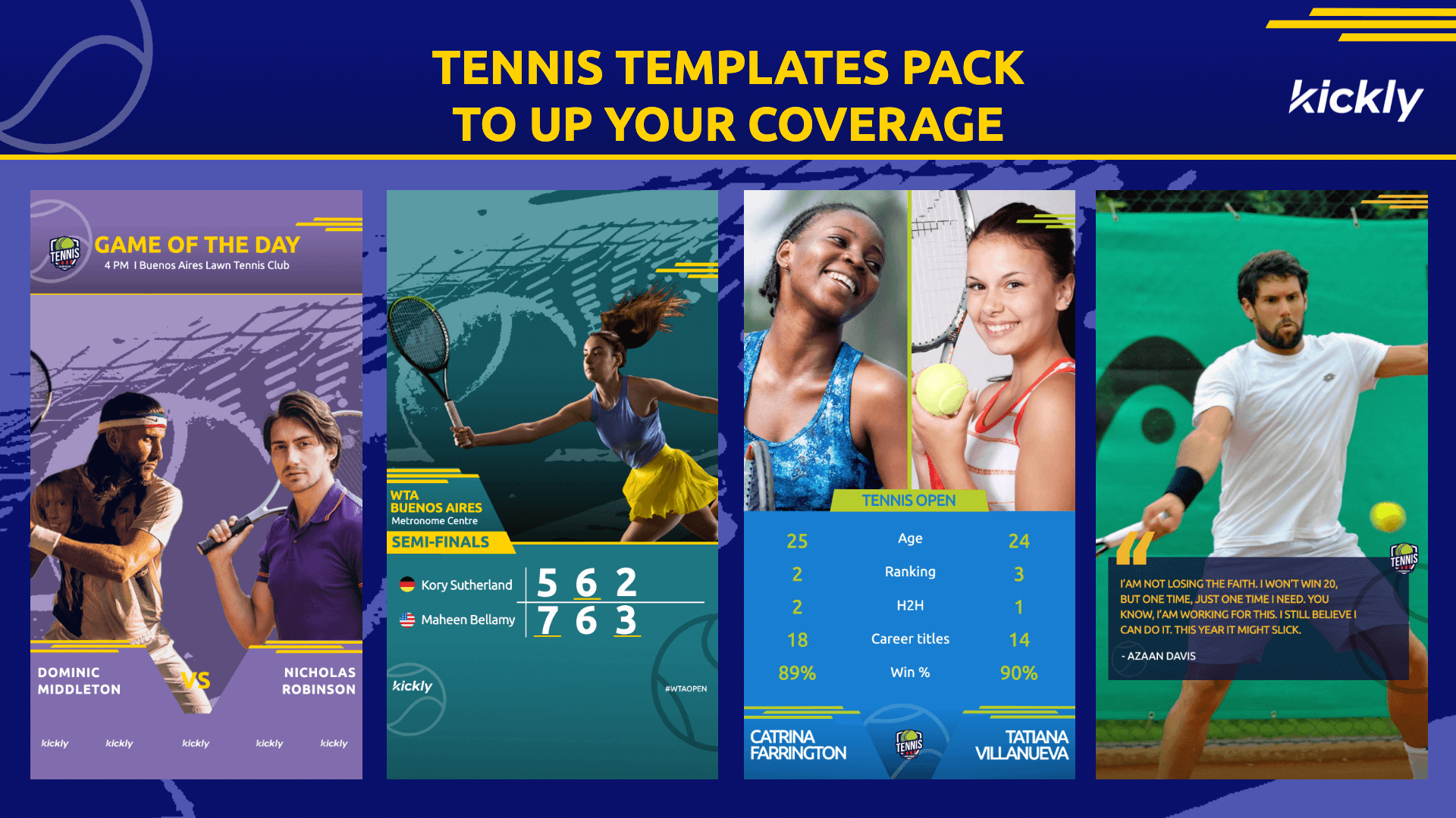 The Perfect Tennis Templates to Score your Game, Set, and Match