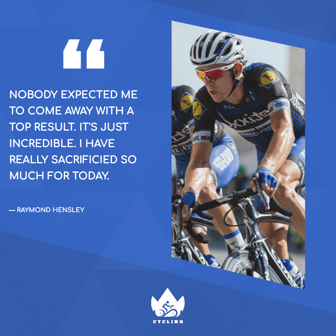 Cycling Athlete Quote Template