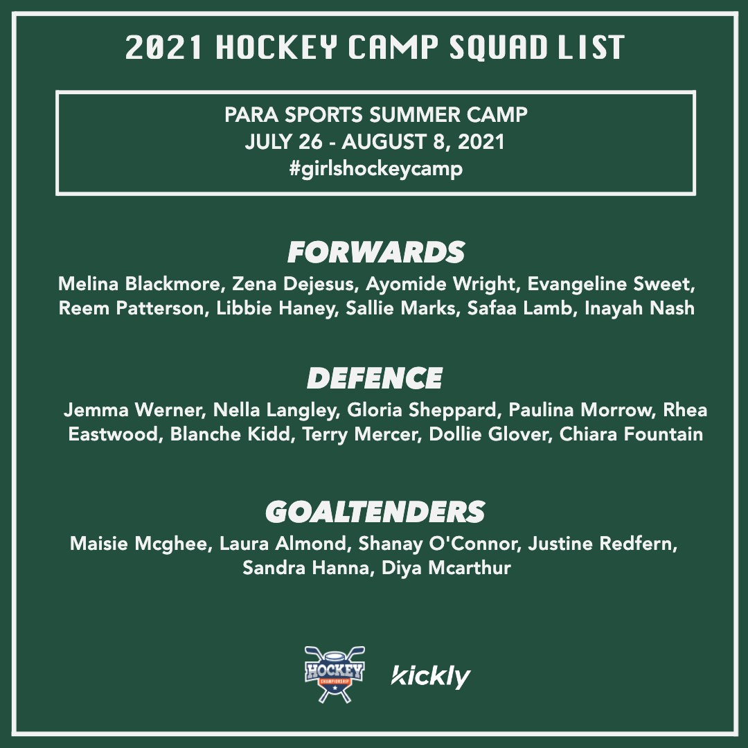 Hockey Squad List Template