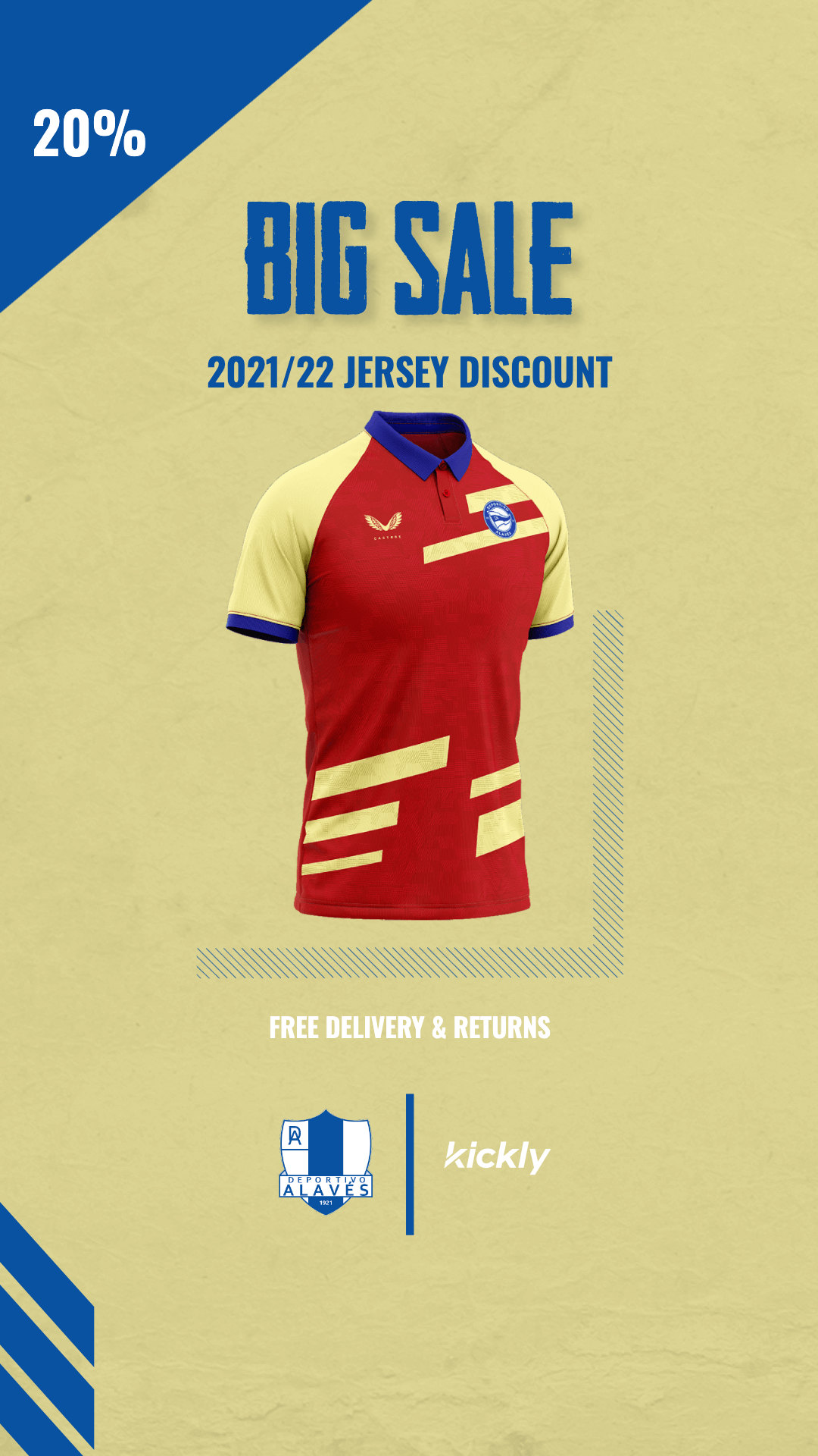 Jersey Discount Editable Template V