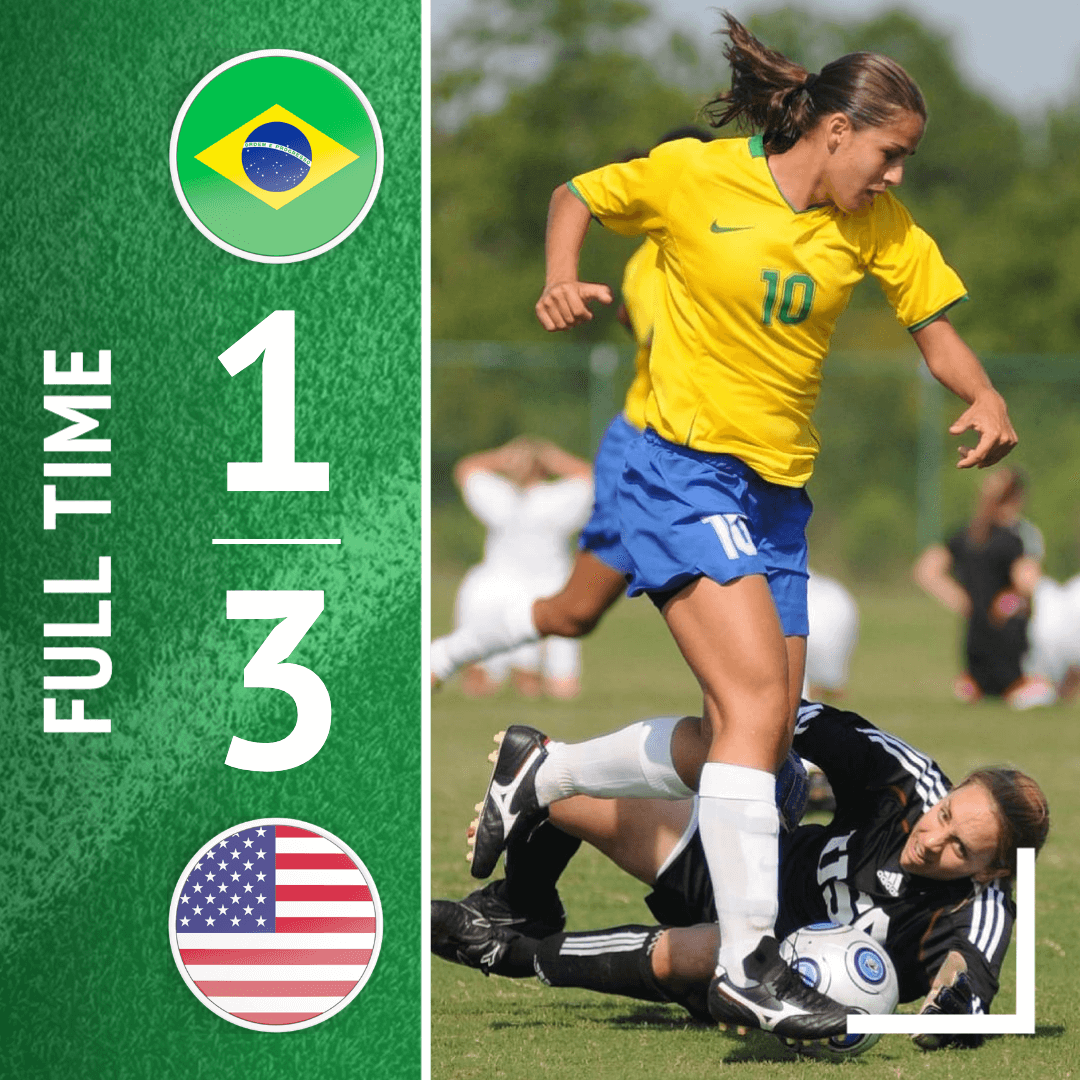 Women's Soccer Match Result Editable Graphic