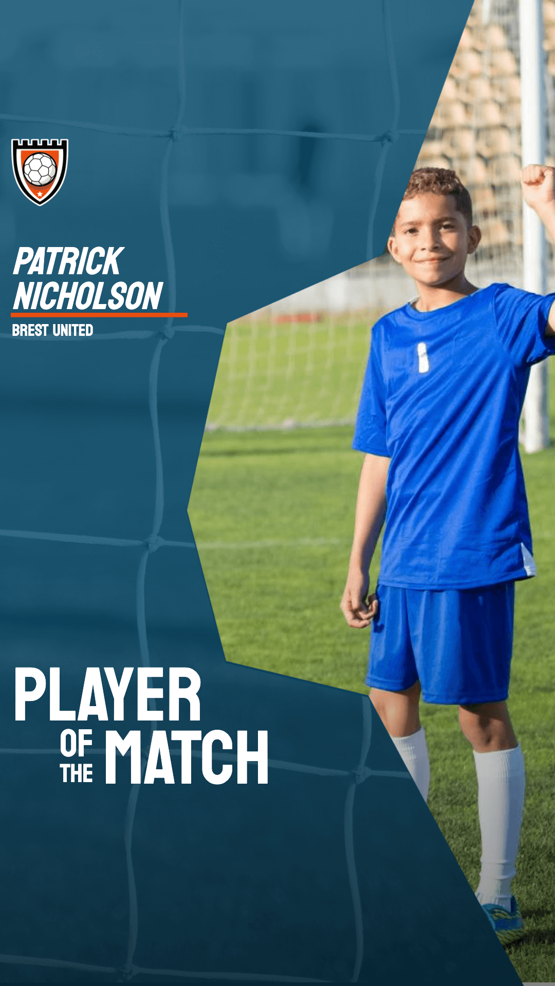 Youth Player Of The Match Design V