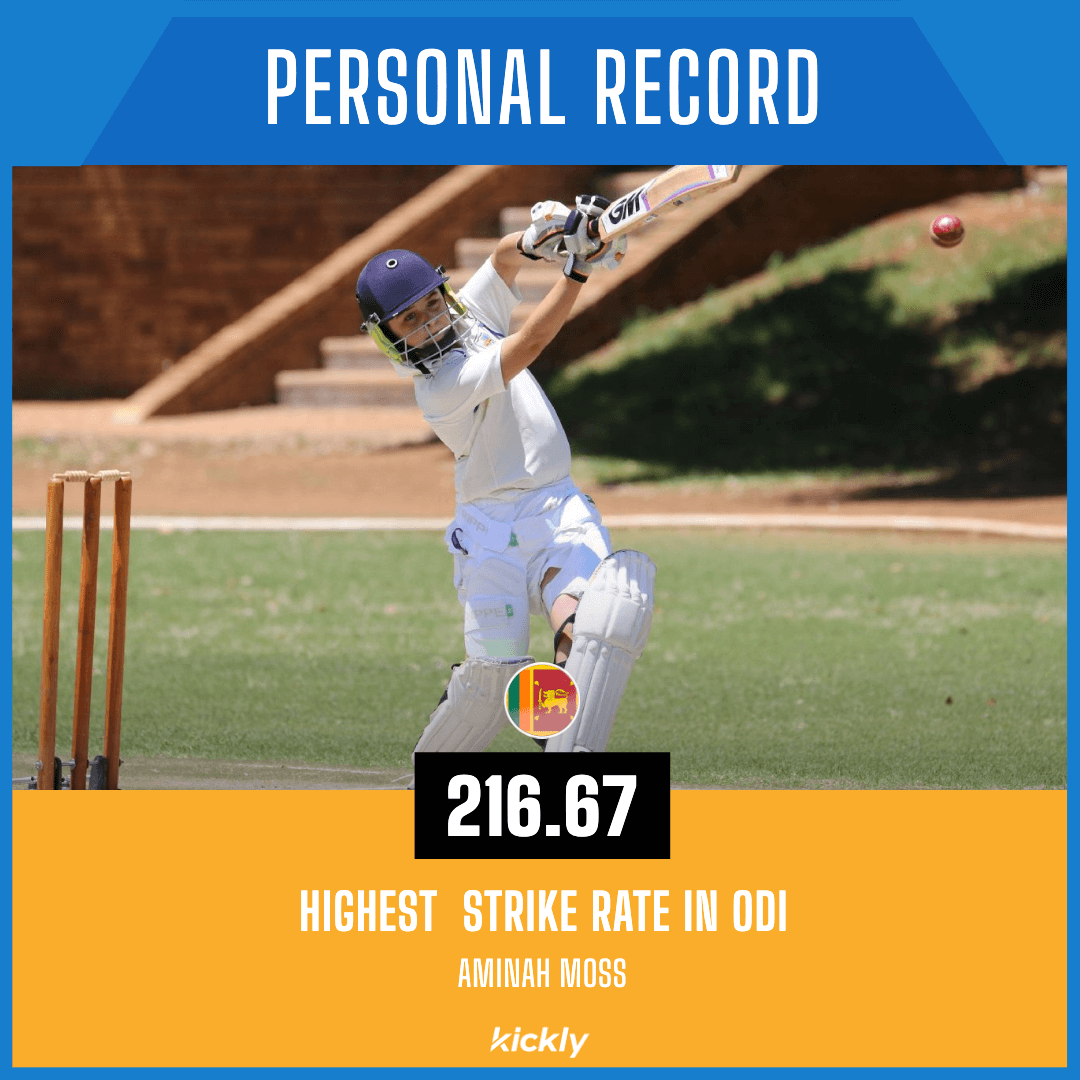 Cricket Player Personal Record Design
