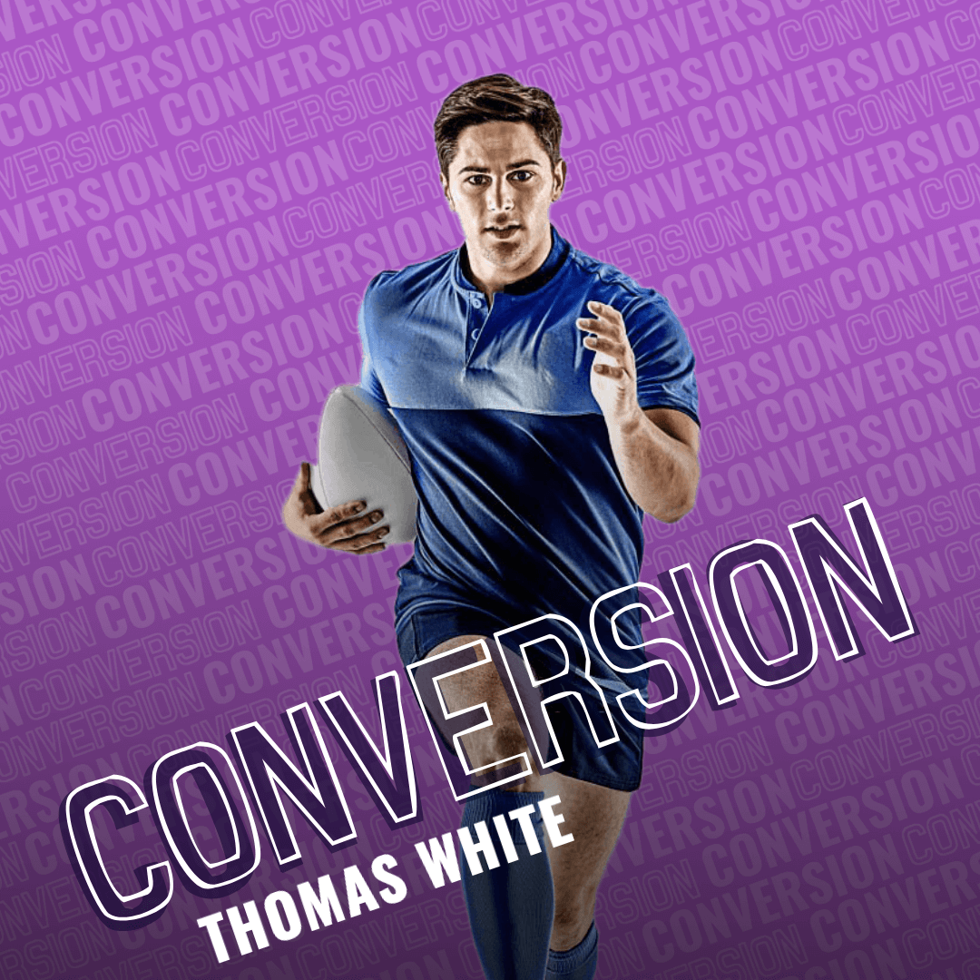 Rugby Conversion Editable Design