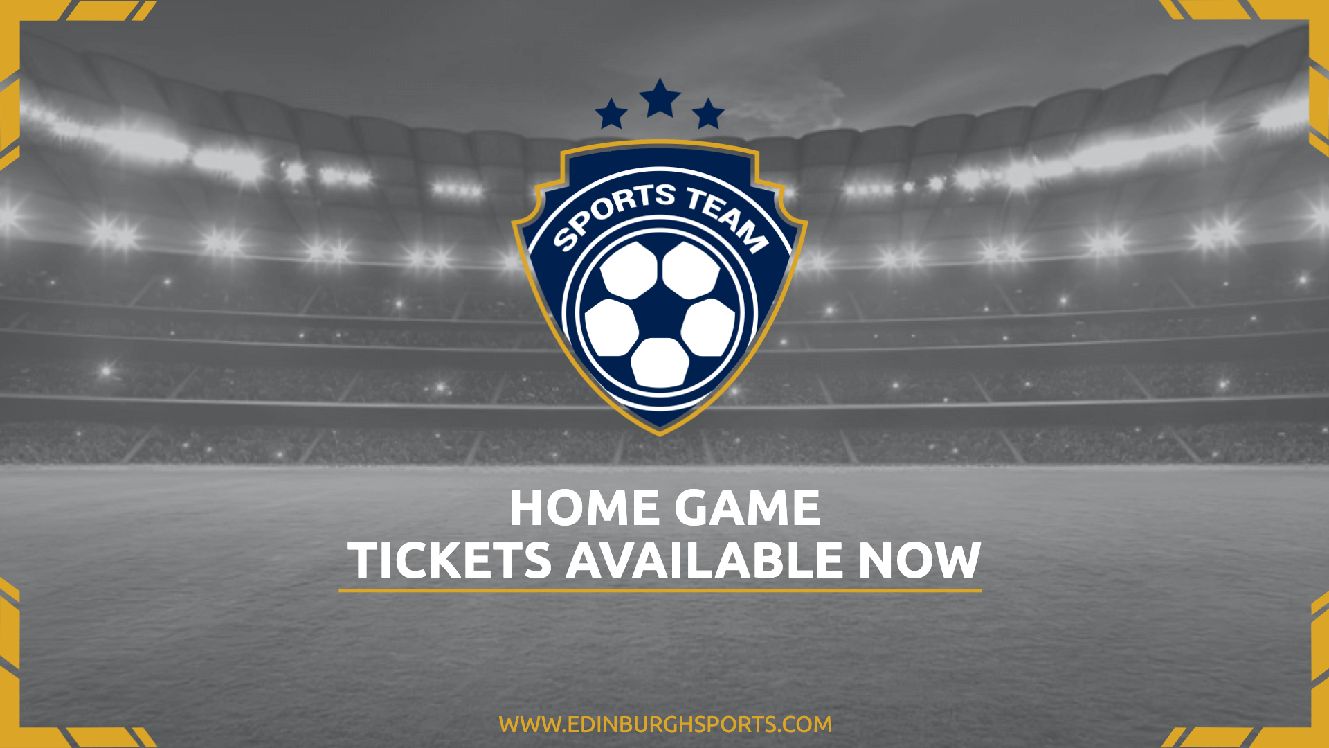 HOME GAME TICKETS AVAILABLE GRAPHIC L