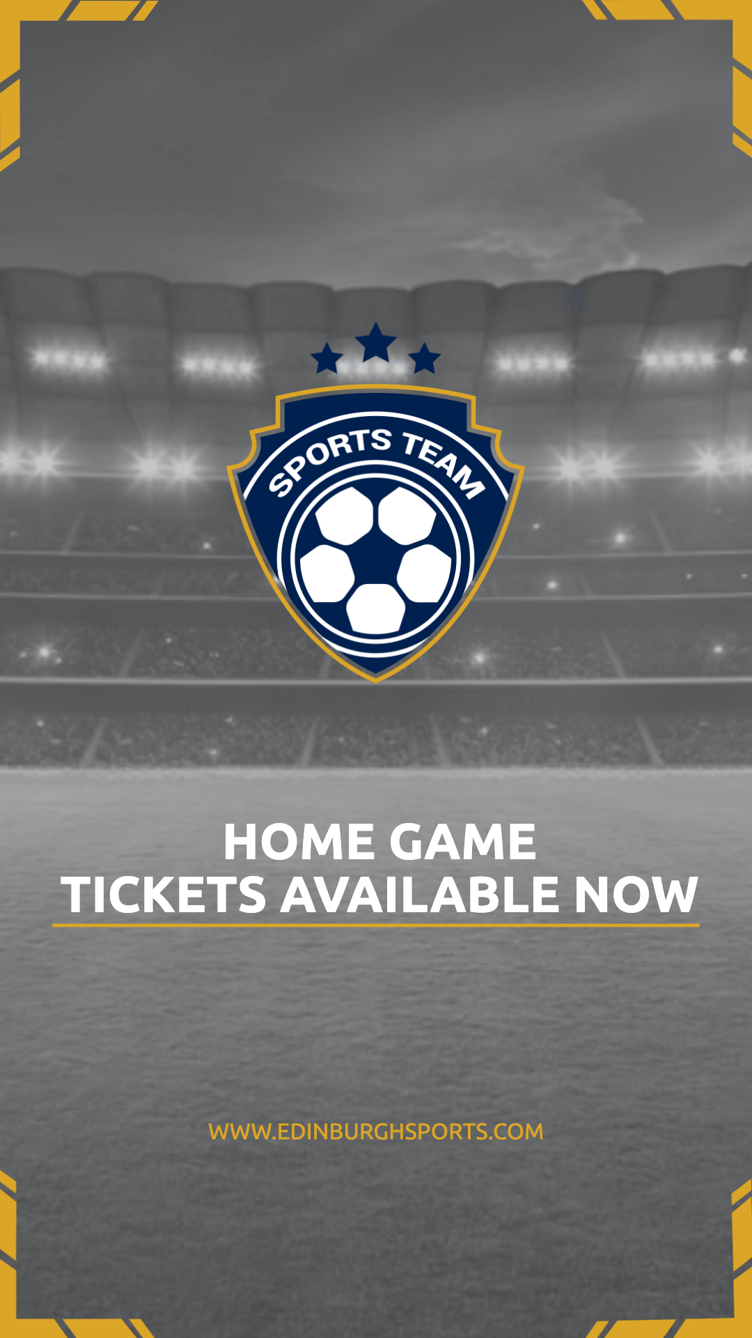 HOME GAME TICKETS AVAILABLE GRAPHIC V