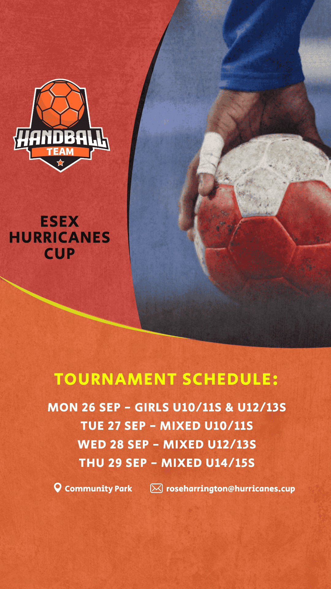 Handball Tournament Schedule Design V