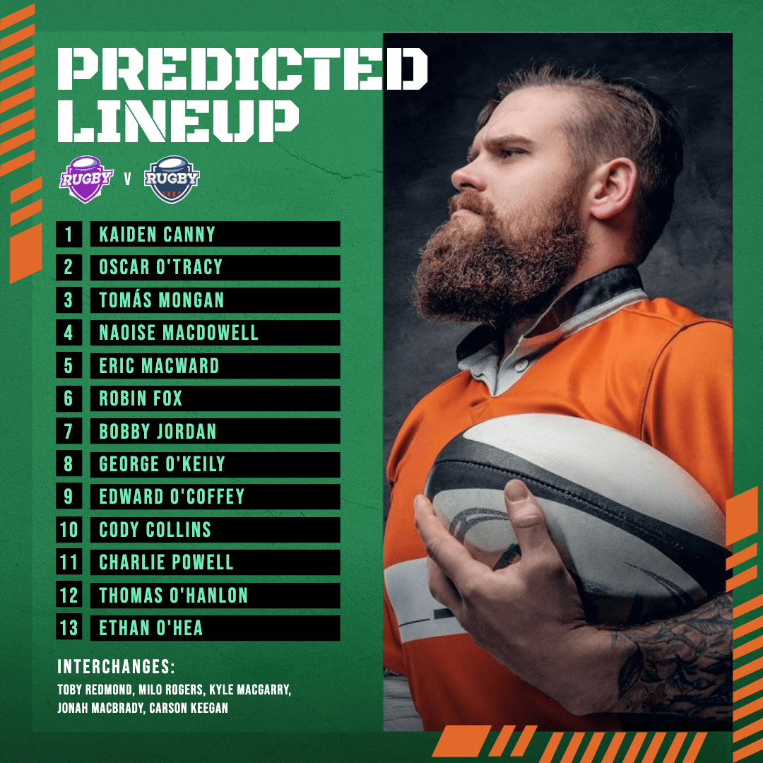 Rugby League Predicted Lineup Design