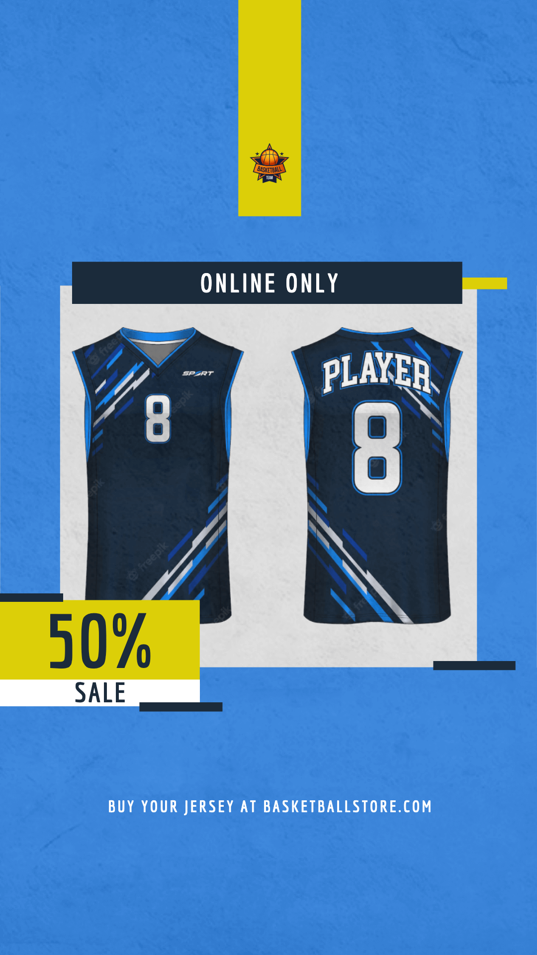 Basketball Team Online Sale Design V