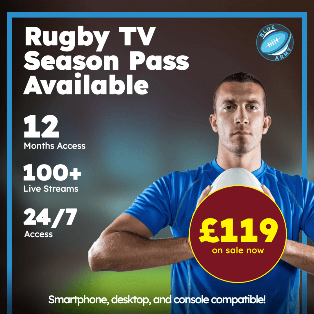 Rugby Season Pass Editable Design