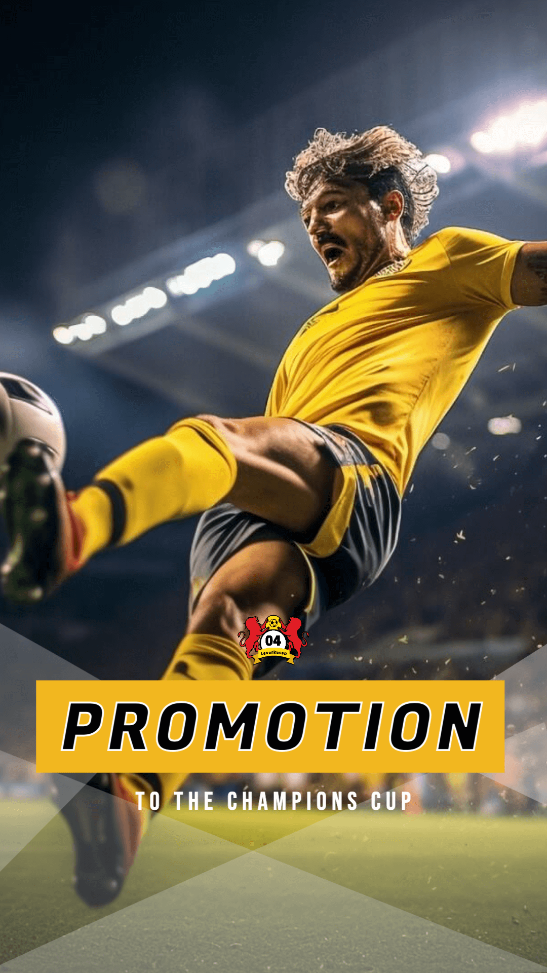 Football Promotion Announcement Design