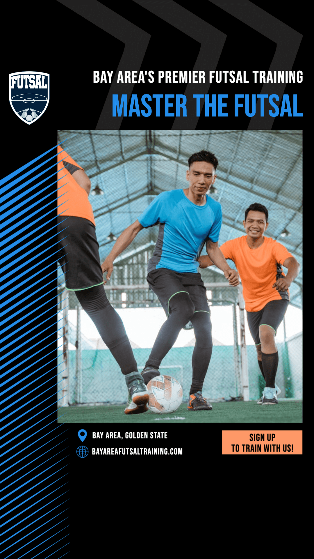 Futsal Training Promo Editable Template