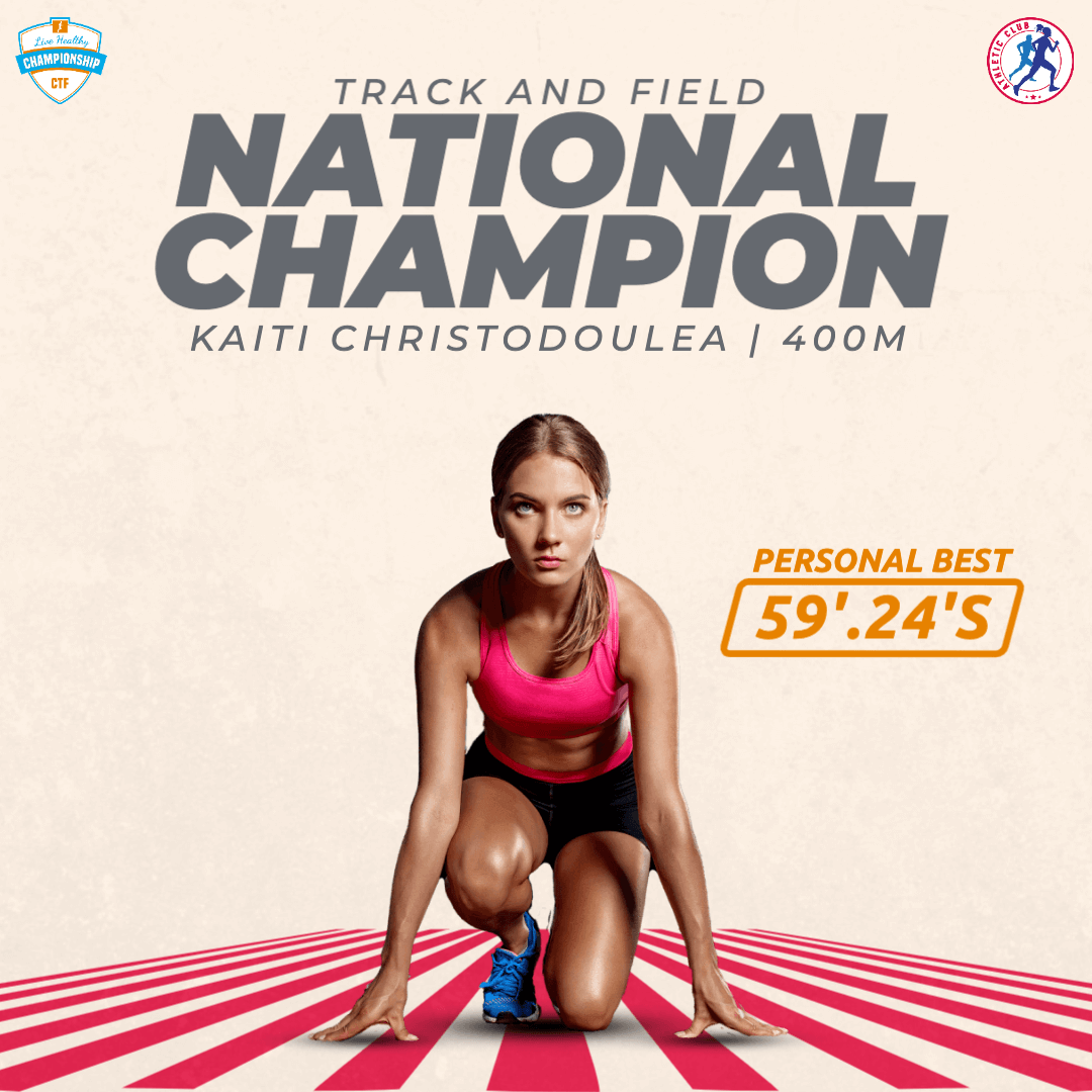 Track and Field Champion Editable Template
