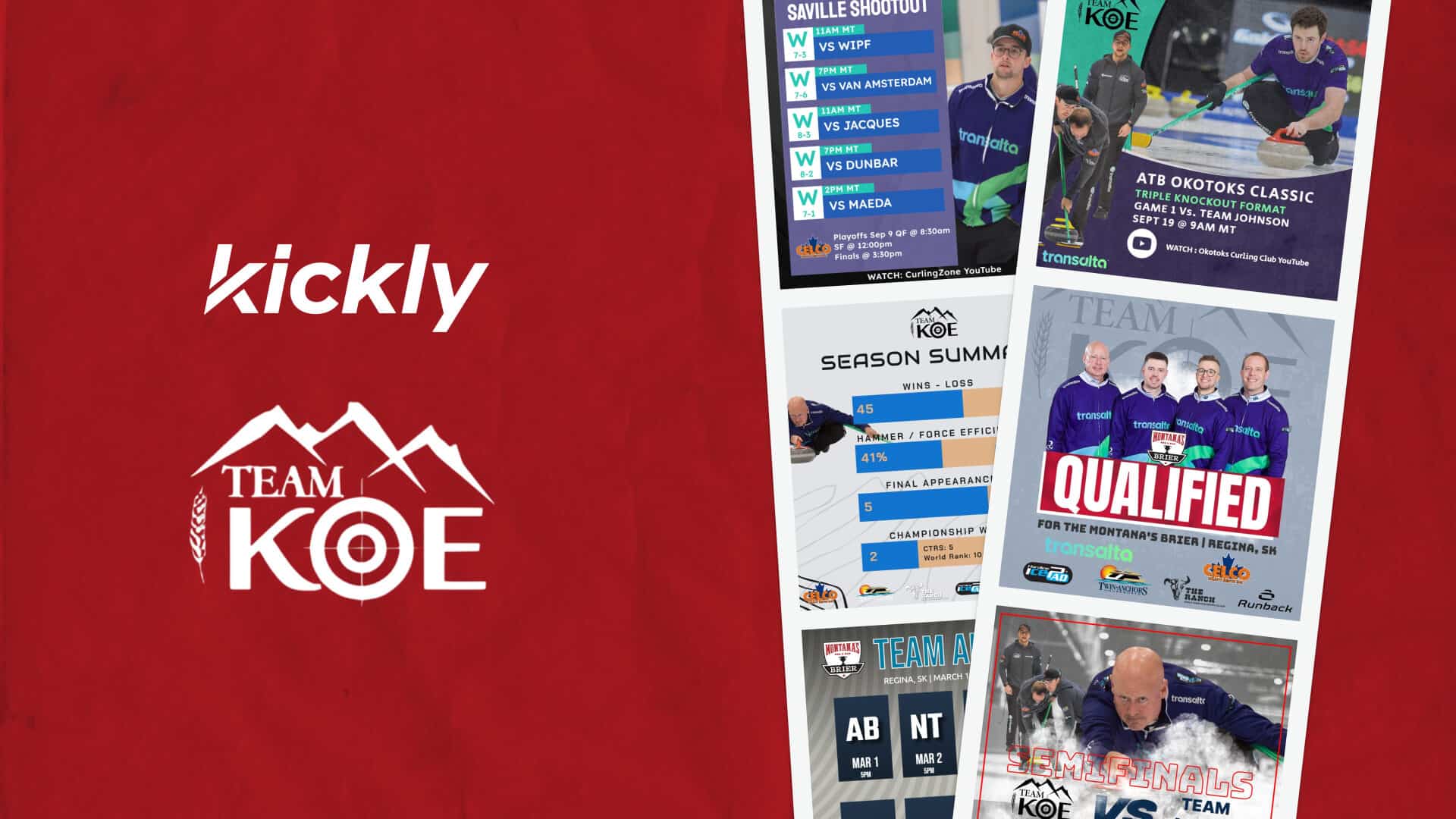 Success On Social Media: Team Kevin Koe Uses Kickly To WIN BIG!